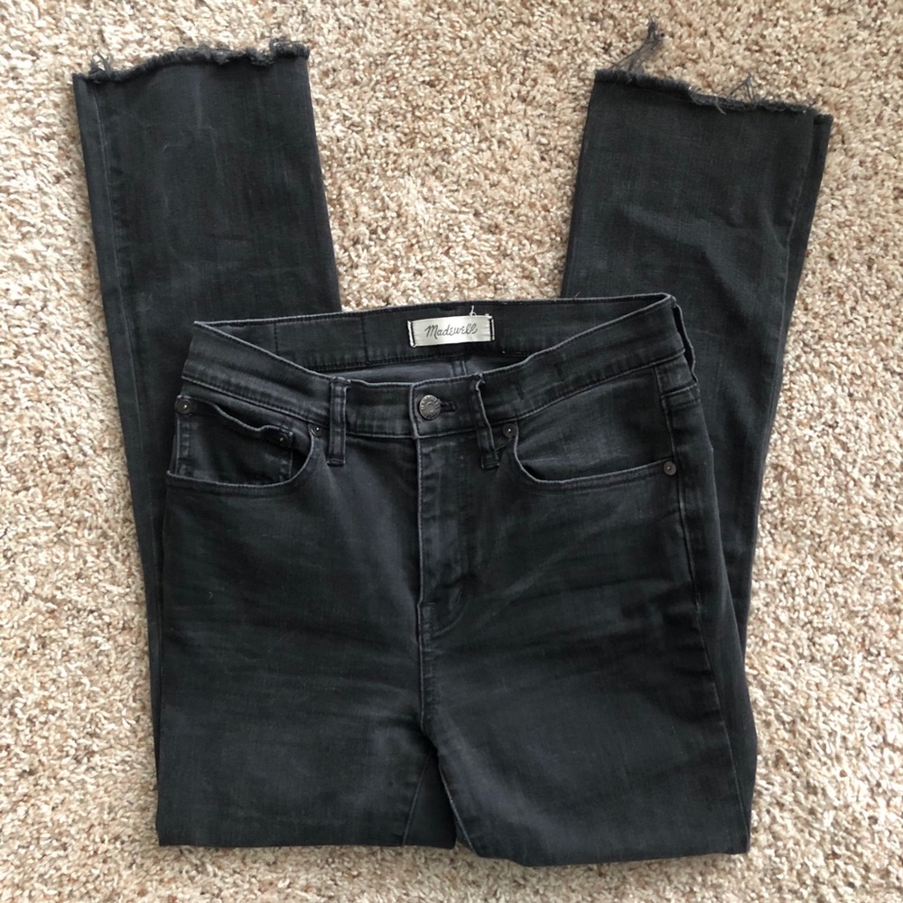 🌵Madewell Cali Demi Washed Black Jeans